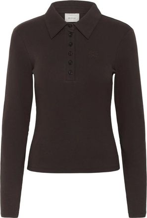 Gestuz Dames, Tops, Bruin, Maat: XL Katoen