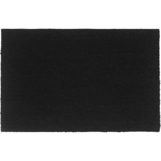 vidaXL Felpudo De Fibra De Coco Negro 65x100 Cm Vidaxl