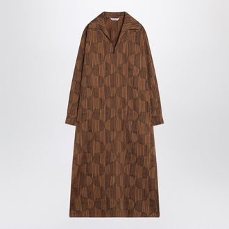 Max Mara Olive Green Shirt Dress In Cotton