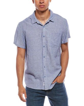 Vintage Summer Swimwear Vintage Summer Linen-Blend Shirt