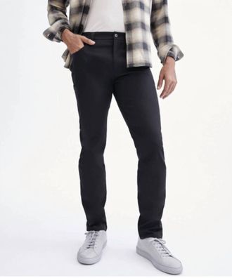 7 For All Mankind Mens Adrien 5 Pocket Tech Series Jean In Black