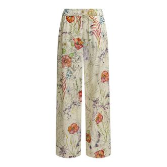 Alexander McQueen Wijde Broek - Dames - Wijde Broeken - Veelkleurig - M - Broeken