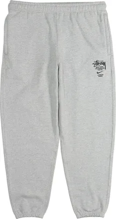 St&uuml;ssy x Nike NRG ZR Fleece Pants Heather Grey DC4228-050