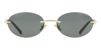 Tiffany & Co. TF3104D Asian Fit 6216S4 Womens Sunglasses Gold Size 56