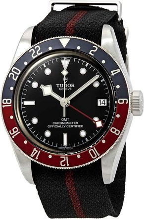 Tudor Black Bay Automatic Black Dial Pepsi Bezel Mens Watch 79830RB-0003