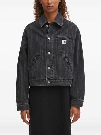 Carhartt Work in Progress Giacca denim con zip - Nero