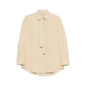Herno Shirts, female, Beige, Size: M Shirt Herno