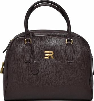 Ermanno Scervino Anita Handbag With Textured Leather And Dual Carrying Options