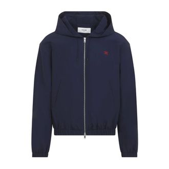 Celine Celine, Fitness, Heren, Blauw, M, Nylon, Windjack van Nylon