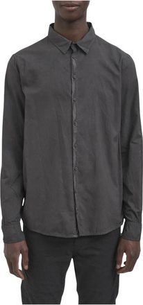 Po&eacute;me Boh&eacute;mien Regular Fit Shirt Sh-01 - Heren - Casual Overhemden - Grijs - M - Katoen - Overhemden