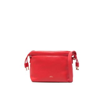 A.P.C. Sac Ninon Mini - female - A.P.C. - Cross Body Bags - Red - ONE SIZE - Bags