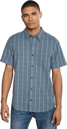 Toad&Co Treescape Short Sleeve Shirt Mens Clothing Ink : MD, Cotton