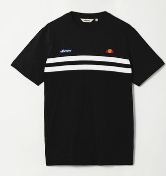 Ellesse Mens Venire Tee - Black/White - Black/Multi - Size: 44