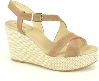 Nero Giardini Schoenen, Dames, Beige, 36 EU, Su&egrave;de, Spie Z Wedge