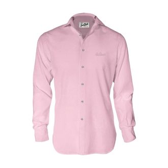 MC2 Saint Barth Casual Shirts, male, Pink, Size: 2XL camicie poliestere