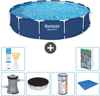 Bestway Piscina Bestway Steel Pro Redonda - 396x84 Cm - 7-piezas S341