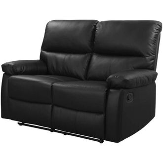 Habitat et Jardin Sof&aacute; Reclinable 2 Plazas lincoln - Color Negro