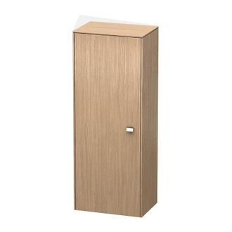 Duravit Armario Semi-elevado Duravit Brioso 133,0x52,0x36,0 Cm, 1 Puerta, Abatible A La Izquierda, Color (frente/cuerpo): Roble Europeo, Mango Cromado - Br131