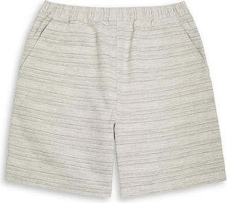 Carhartt Work in Progress Gellar Striped-jacquard Cotton Shorts - Cream - XL