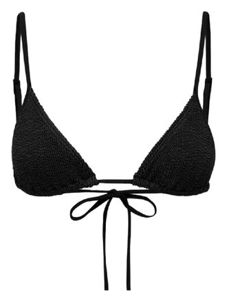 Bond-Eye Luana bikinitop met triangelvormig cups - Zwart