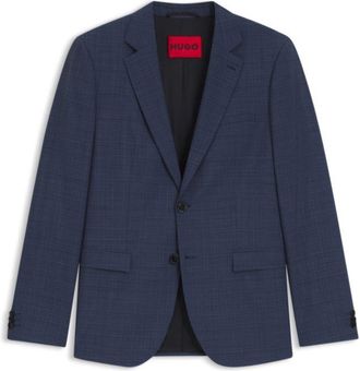HUGO BOSS Moulin&eacute; extra-slim-fit jacket in virgin wool