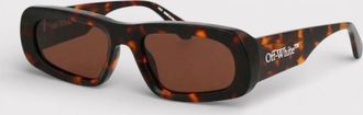Off-white Womens Off-White Austin Sunglasses Havana Brown - Size: O/S