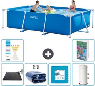 Intex Piscina Con Estructura Rectangular - 300x200x75 Cm - 7-piezas S166