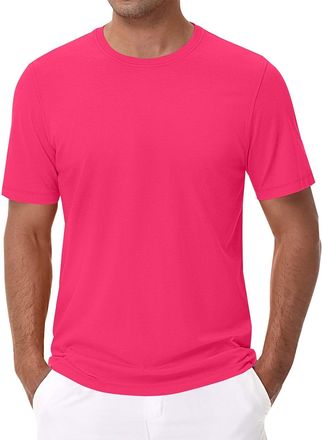 Generic Todays Offers Special Deals Prime Deals Summer Tshirts for Men UK Comfort Wicking Lightweight Fashion Classic Crew Neck Short Sleeve Tee Shirts Basic 