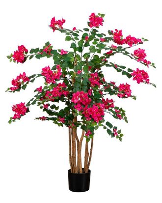 Nearly Natural 4Ft Artificial Deluxe Bougainvillea Tree
