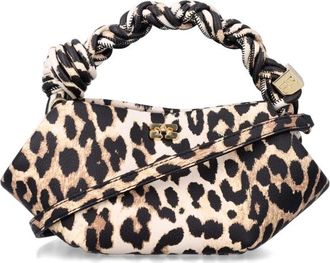 Ganni Leopard Grained Mini Bou Bag