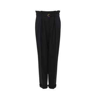 Chlo&eacute; Tapered Trousers, female, Black, Size: M Pantalon E26