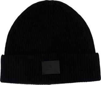 Anine Bing Carley Beanie - Dames - Hoeden - Zwart - ONE Size - Kasjmier - Accessoires