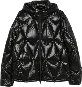 Moose Knuckles Quilted Hooded Jacket