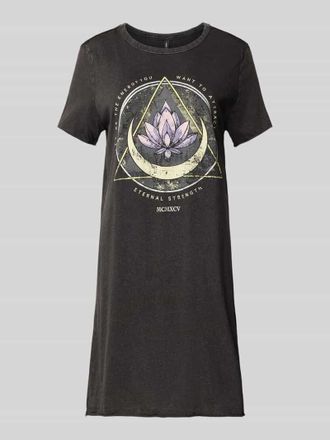 Only Leicht ausgestelltes Freizeitkleid aus reiner Baumwolle Modell LUCY in Black, Gr&ouml;&szlig;e XL