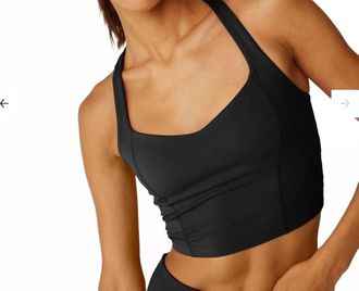 Beyond Yoga Intensity Racerback Crop Top In Black