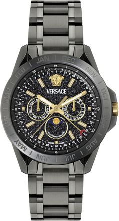 Versace V-Galaxy Moonphase Bracelet Watch