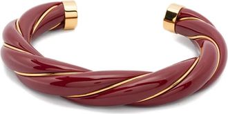 Aur&eacute;lie Bidermann Diana twisted bracelet - Oro