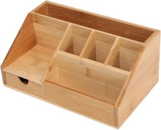 OEM Caja De Almacenamiento De Bamb&uacute;, Dise&ntilde;o Contempor&aacute;neo, Multifuncional, Para Oficina Y Hogar