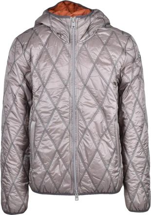 Diesel Jassen, Heren, Grijs, XL, Nylon, Centogrammi Jas