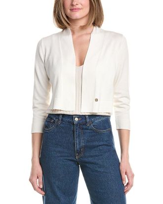 Anne Klein Cropped Shrug Top