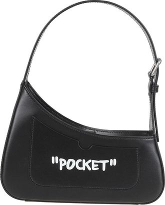 Off-white Jitney Leather Shoulder Bag