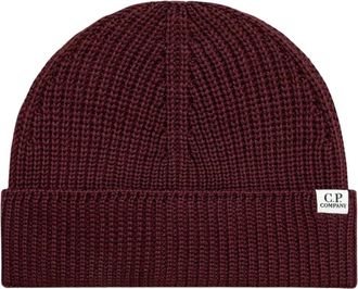 C.P. Company Fisherman Beanie - unisex - Hoeden - Bruin - ONE Size - Wol - Accessoires