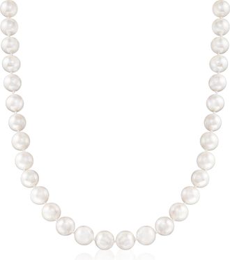 Ross-Simons 10-11mm Cultured Pearl Necklace With Sterling Silver Magnetic Clasp