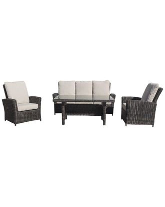 Courtyard Casual Cheshire 4 Pc Recline Seating Set