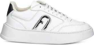 Furla Sneakers met logoplakkaat - Wit