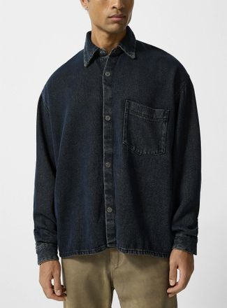 Won Hundred Mens Maza loose lyocell shirt