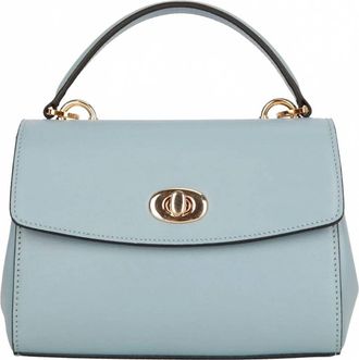 Hearts & Roses London Womens Birdie Mini Handbag In Blue