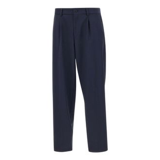 HUGO BOSS Broeken, Heren, Blauw, 2Xl, Wol, P-Phil Broek