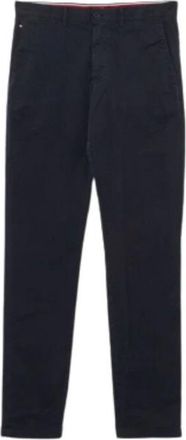 Tommy Hilfiger Chino Broek Denton Stijl - Heren - Slim Fit Broeken - Blauw - W28 - Katoen - Broeken
