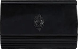 Kurt Geiger Tassen, Dames, Zwart, ONE Size, Party Eagle Clutch Drench